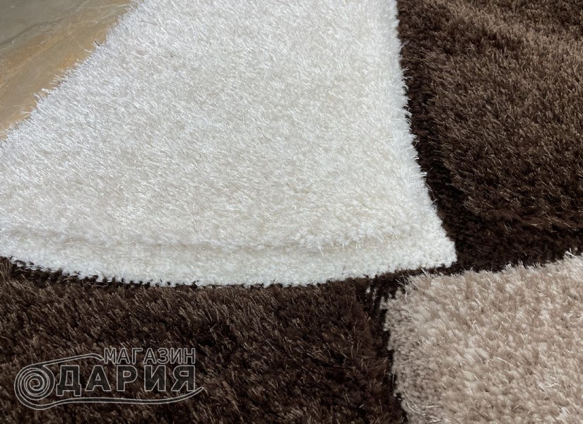 Тъкан килим 3D SHAGGY GRANDE 721 brown